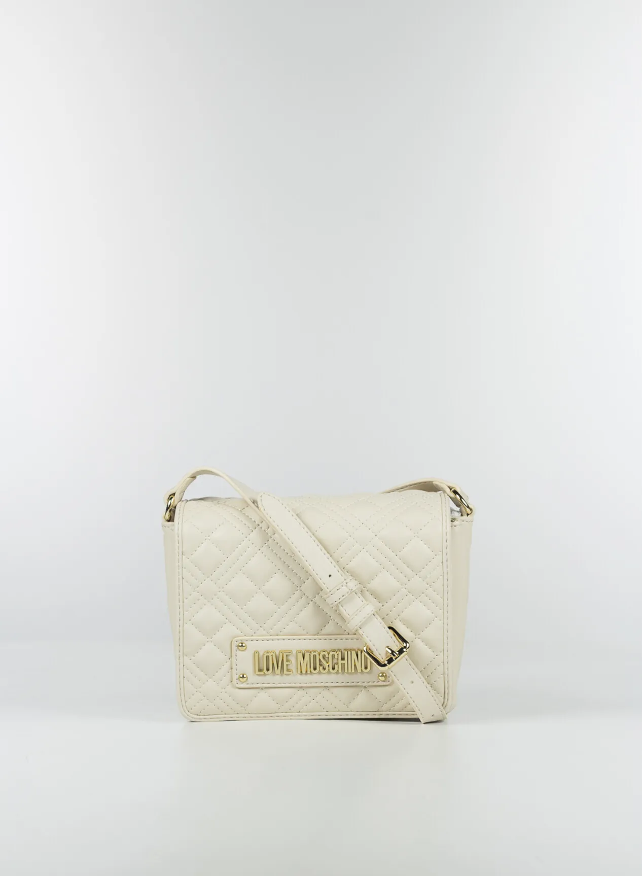     -LOVE MOSCHINO    -BORSA A TRACOLLA NEW SHINY QUILTED-