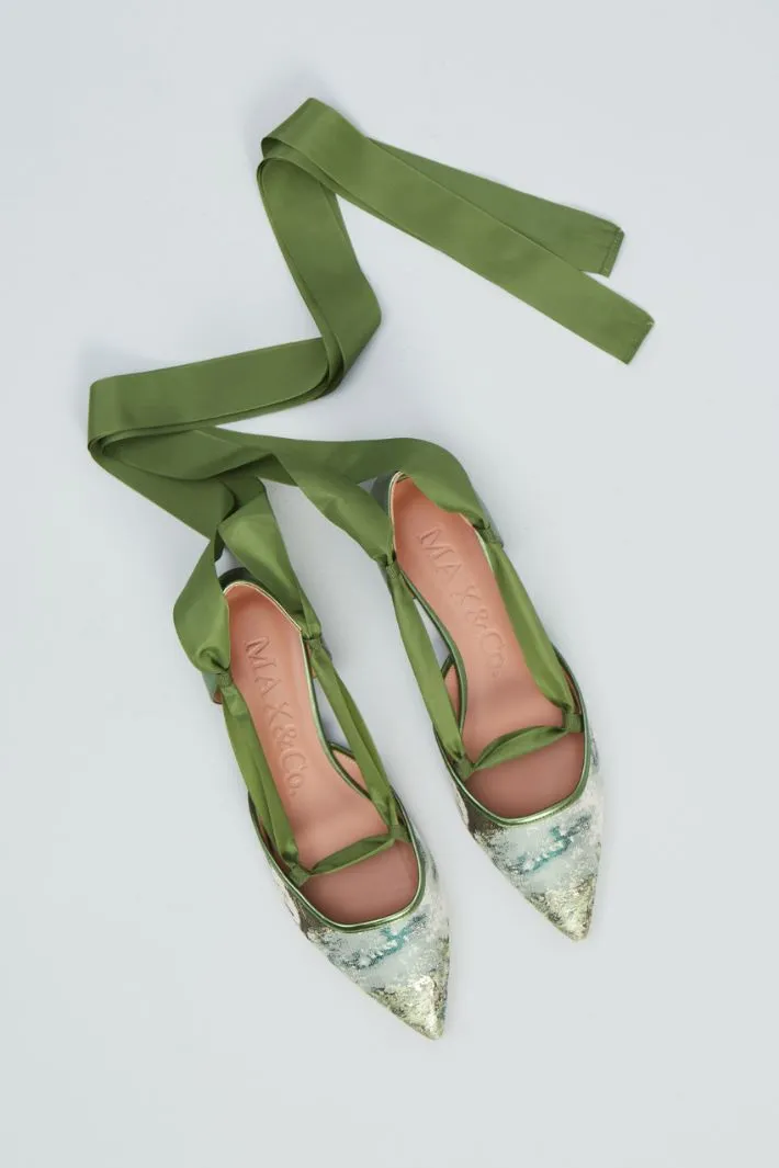 Ballerine con nastri