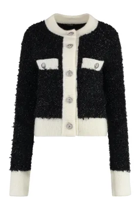 Balmain Cardigan in maglia testurizzata