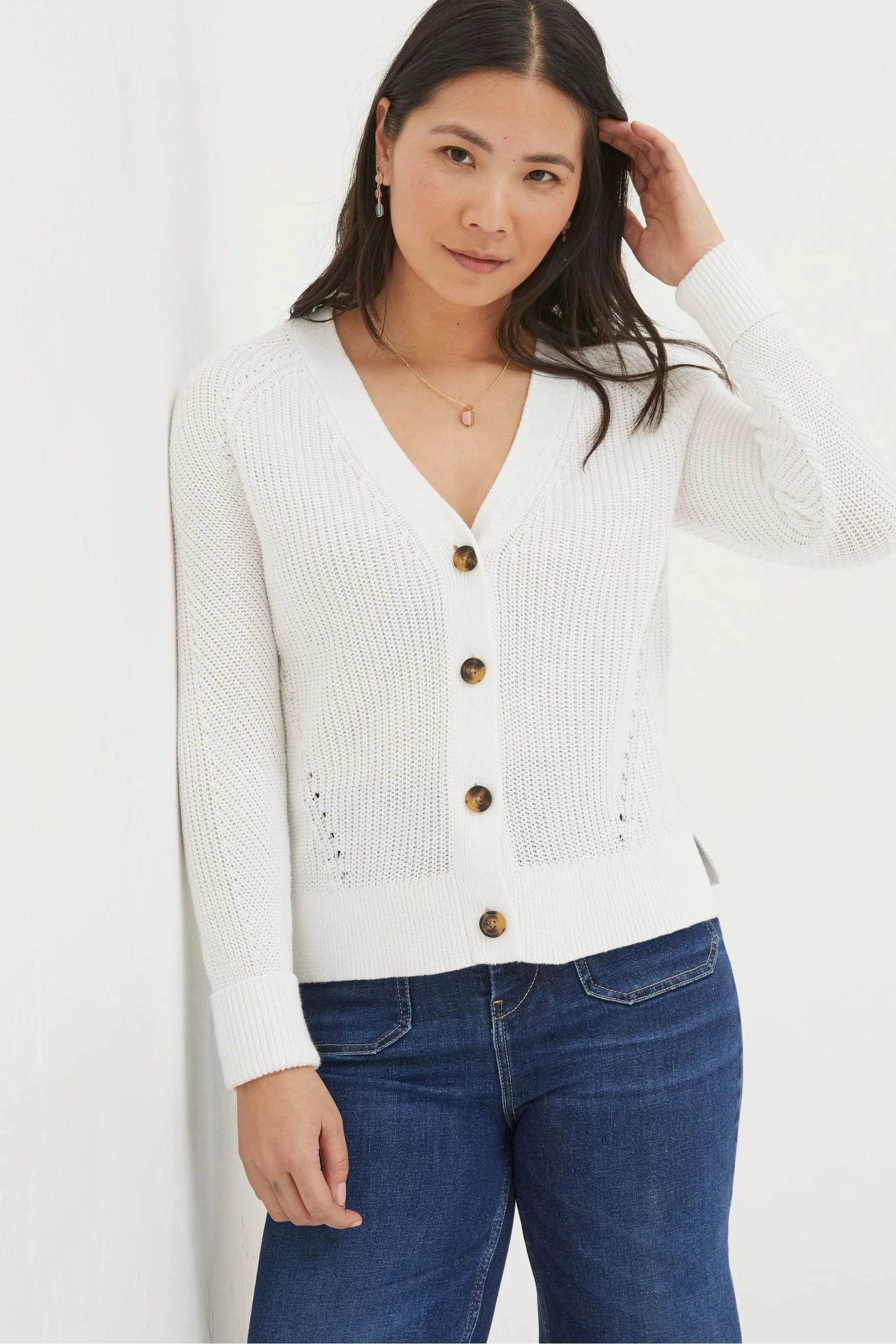 FatFace - Cardigan in cotone