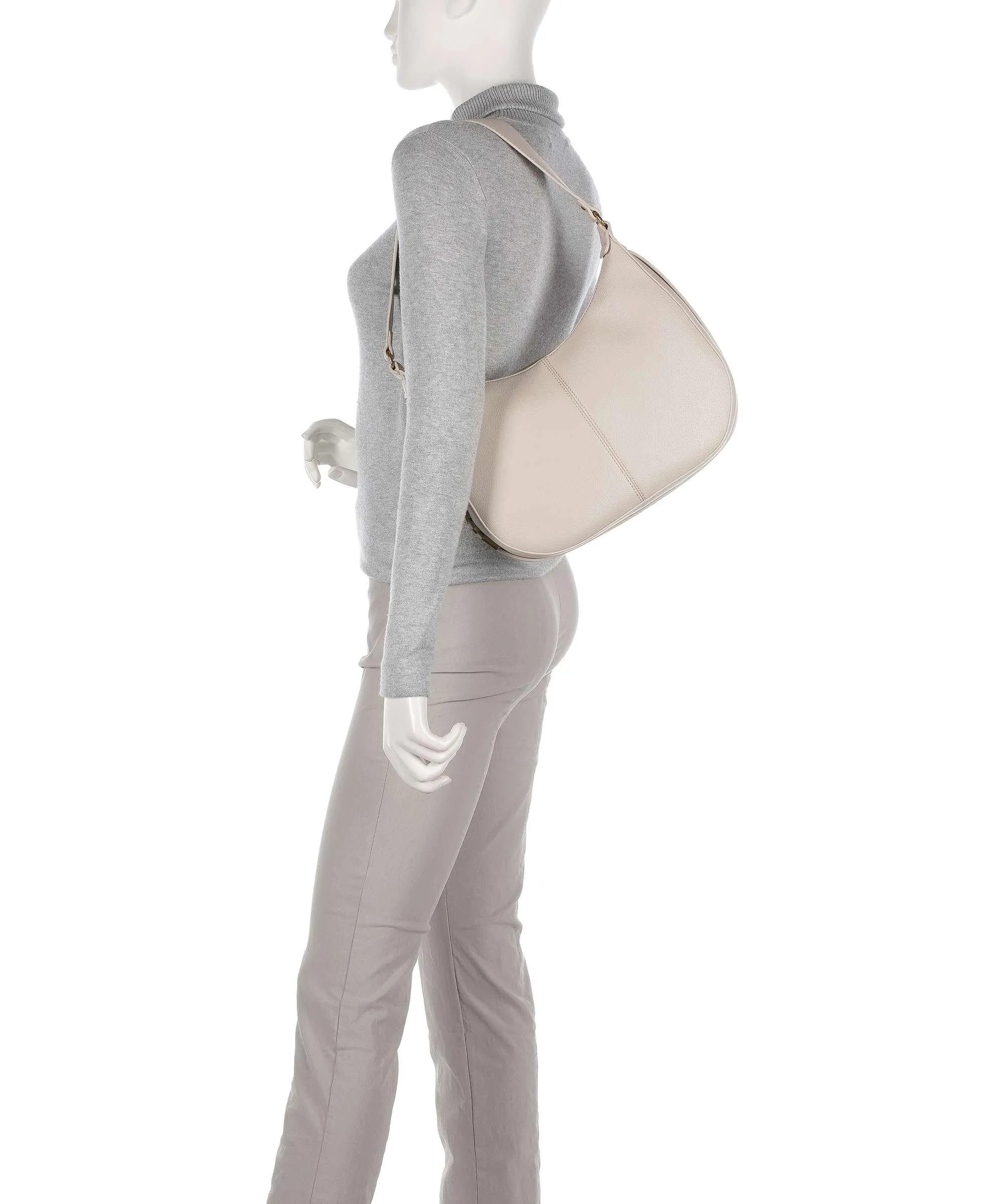  Liu Jo Hydnora Borsa hobo pelle sintetica beige  