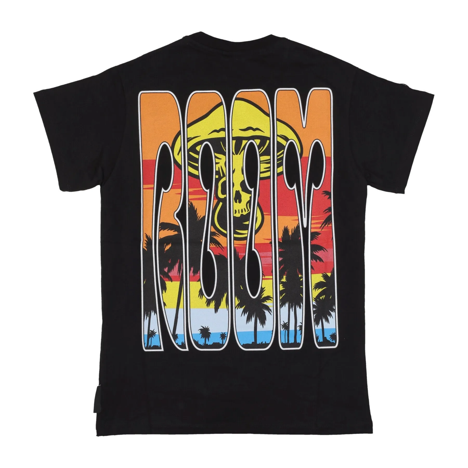 Maglietta Uomo Miami Sunset Tee Black
