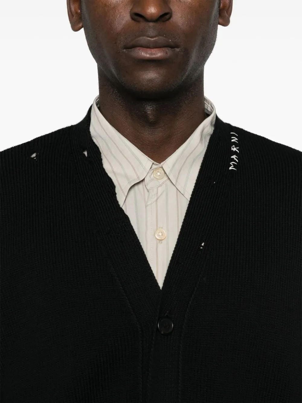 Marni-Cardigan con scollo a V
