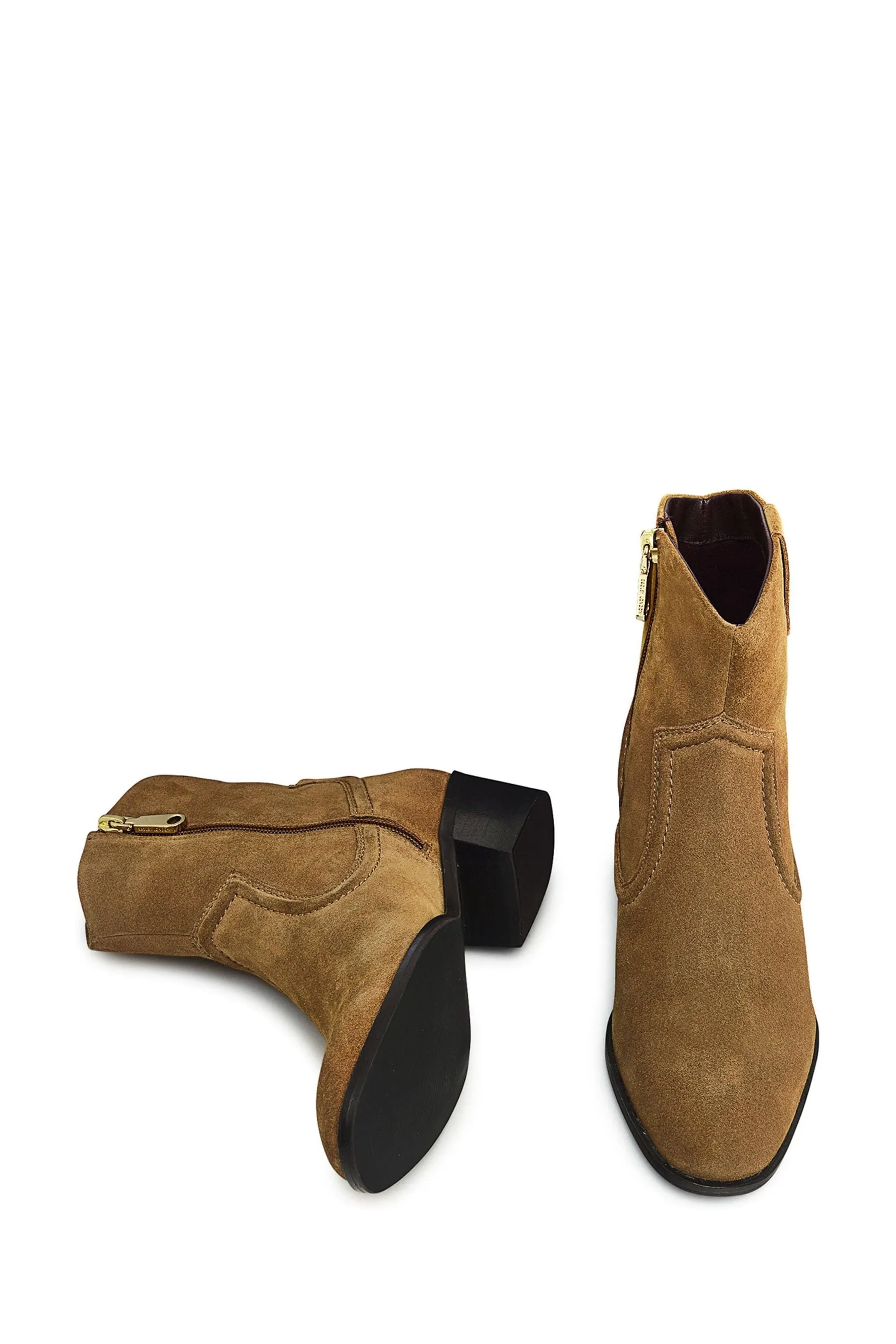 Radley - London Farrier - Passeggiata beige - Stivali western scamosciati