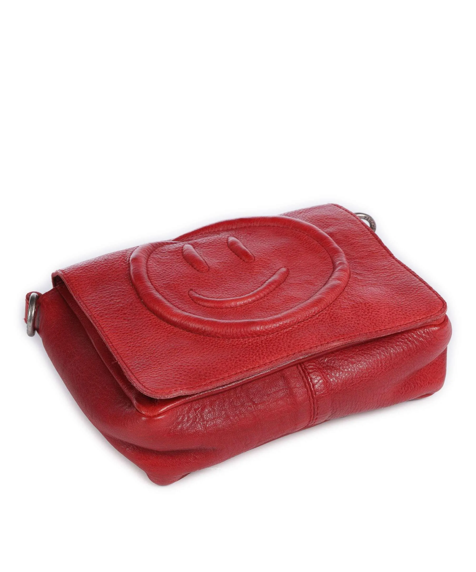  Taschendieb Wien Marxergasse 3 Borsa a tracolla pelle di vacchetta grana rosso  